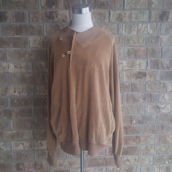 KENNINGTON CA Velour Pullover - Size X-Large - Picture 1 of 4